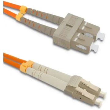 Qoltec Fiber optic patchcord SC/UPC - LC/UPC | Mul