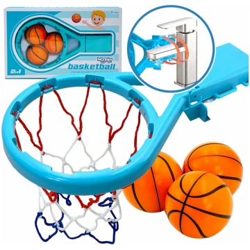 Ūdens vannas rotaļlieta basketbola + bumbas komple
