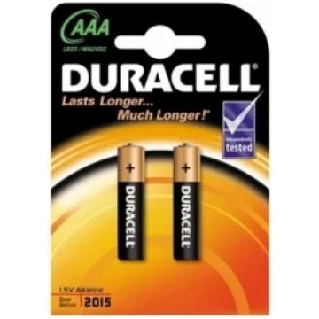 Baterijas Duracell AAA Alkaline 2pack