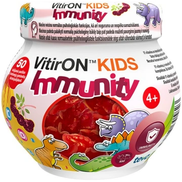 VITIRON Kids Immunity košļājamas pastilas N50