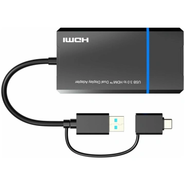 MicroConnect adapter cable - HDMI / USB - 12 cm MC