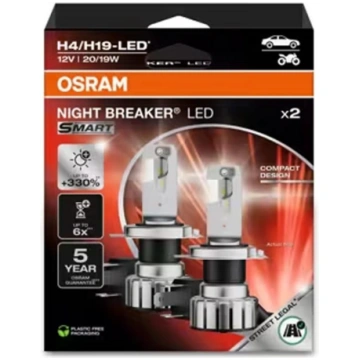 LED spuldzes H4/H19, 20W, 12V, 6500K, NIGHT BREAKE