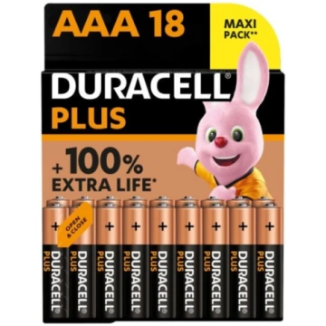 Maxi Pack Duracell Plus MN2400 AAA 18 Stück