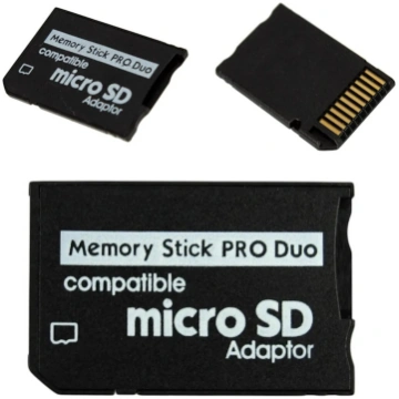 Memory Stick Pro Duo uz MicroSD (SDHC/TF) karšu ad