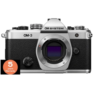 OM SYSTEM OM-3 body silver