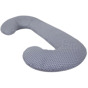 CebaBaby maitinimo pagalvė dżersej DUO, rosettes