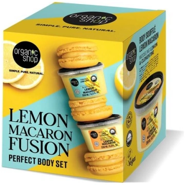 Organic Shop Lemon Macaron ideāls ķermeņa kopšanas