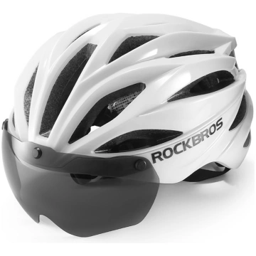 Rockbros velo ķivere ar aizsargstiklu un UV brillē