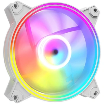 VOLCANO APEX 120 ARGB WHITE REVERSE FAN ( FAN APEX