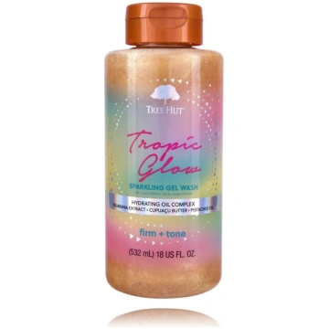 Tree Hut Tropic Glow Sparkling Gel Wash putojošs ķ