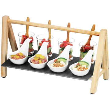 13-piece set, appetizer set with serving stand, gl