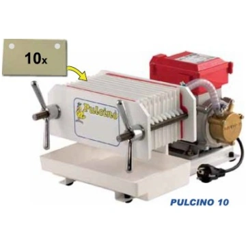 Pulcino 10 automātisks presfiltrs priekš vīna, alu