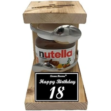 Nutella dāvana 18. dzimšanas dienas Nutella dāvana