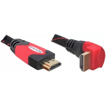 HDMI kabelis DeLOCK 82688 5m melns sarkans