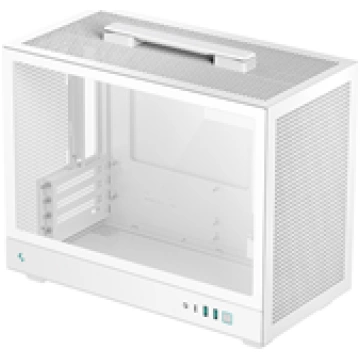 Deepcool Case | CH160 PLUS WH | White | Micro ATX 