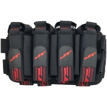 JT Paintball - NXE FX 4+7 Harness - Red / Black
