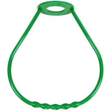 Lustras rokturis plastmasas zaļš Helam