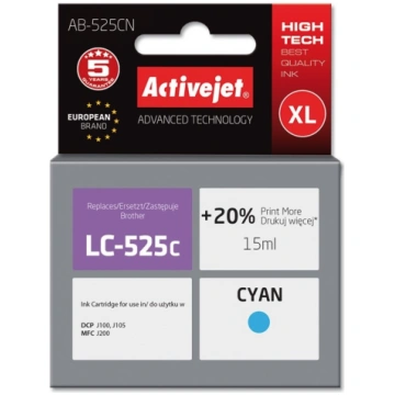 Activejet AB-525CN Ink (replacement for Brother LC