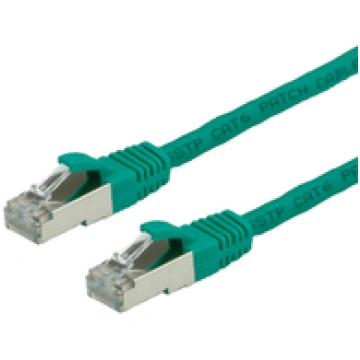 VALUE S/FTP-(PiMF-)Patchkabel Kat.6 LSOH grun 7m (