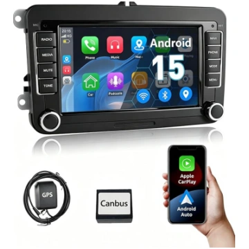 ESSGOO Android15 4+64G Wireless CarPlay Androidd A