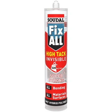 SOUDAL Fix ALL caurspīdīgs ūdensizturīgs līme 314 