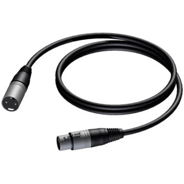 PROCAB XLR vīrietis-XLR sieviete 1.5 m kabelis 1KP