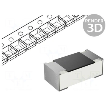 Resistor: thick film | SMD | 0402 | 130kΩ | 63mW |