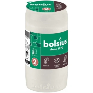 Kapu svece BOLSIUS 95x48 mm, balta