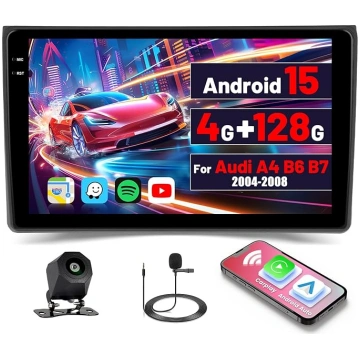 [4G + 128G] Inefala Android 15 auto radio Audi A4 