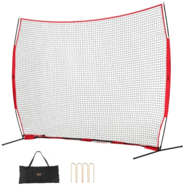 VEVOR 3.65×2.74m sporta backstop tīkls ar pārnēsāš