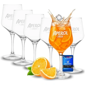 Maxito Aperol glāzes ar izcilu kvalitāti, 400 ml t