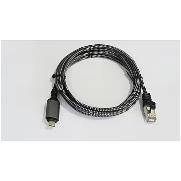 TB RJ-45 - USB C Cable 2 m kat.6, 1 Gbit (AKTBXKS6