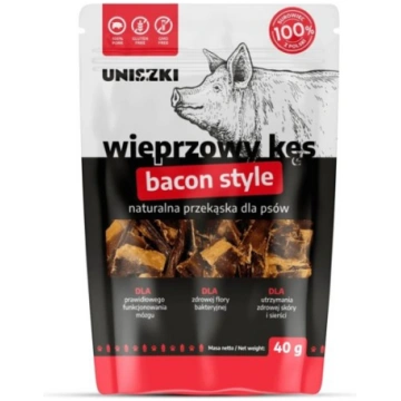 UNISZKI Pork bite – dog treat – 40 g UNZ