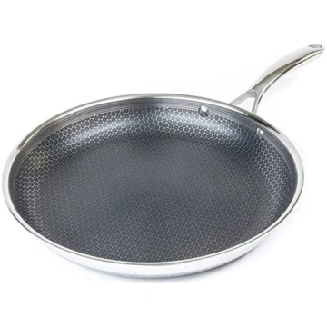 HexClad 30 cm hibrīda nerūsējošā tērauda panna, tr