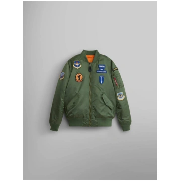MA-1 SQUADRON BOMBER JACKET YOUTH - SAGE / 3T