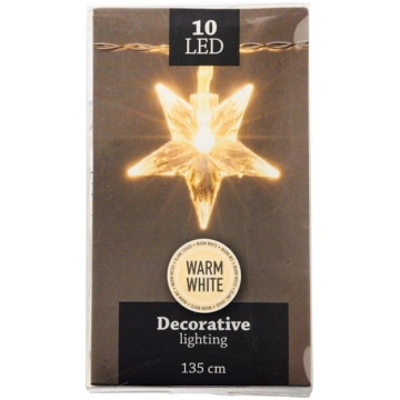 Led Ziemassvētku Eglīšu Gaismas 135 Cm Warm White 