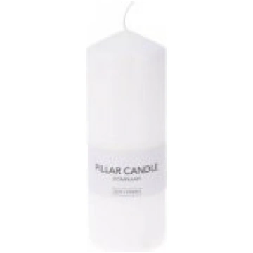 Home Styling Collection Pillar candle white 20x7x7