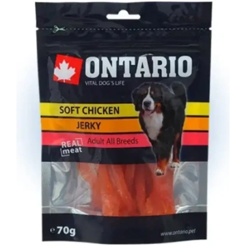 Ontario Soft Chicken Jerky kārumi suņiem, 70 g