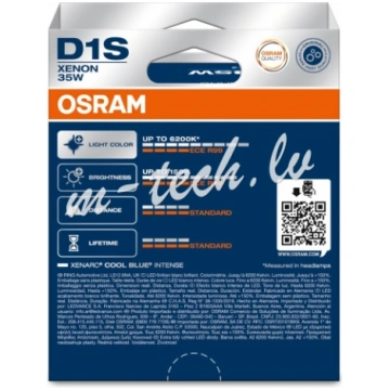 O66140CBN-2HB - OSRAM COOL BLUE INTENSE 66140CBN-2