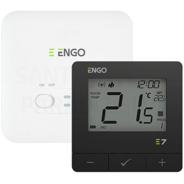 ENGO temperatūras termostats, bezvadu, programmēja
