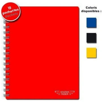 Protège carte VAC 15 pochettes transparentes A5 PR