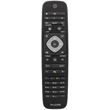 HQ LXP430 Philips LED-430 3D Black TV remote contr