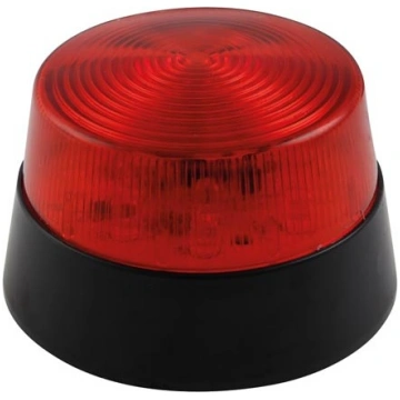 LED FLASHING LIGHT - RED - 12 VDC - ø 77 mm | HAA4