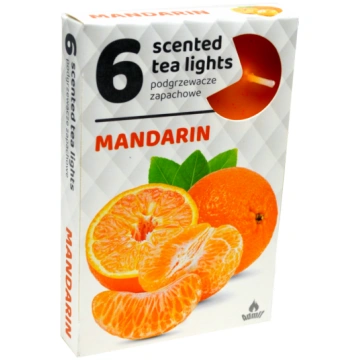 Tējas sveces "Mandarīns" (6 gab.)