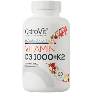Ostrovit Vitamin D3 1000 + K2 90 tabs
