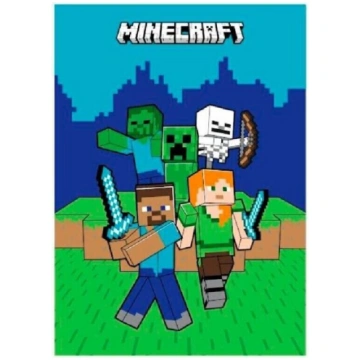 Bērnu pleds Minecraft, 100x140 cm