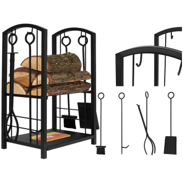 Kaminer PK011 Malkas statīvs ar kamīna piederumiem