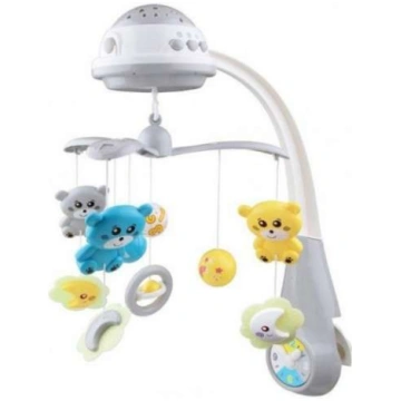 BabyMix Art.FS-35604 Grey Muzikālais karuselis ar 