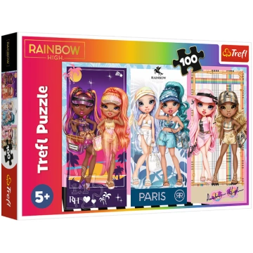 TREFL RAINBOW HIGH Puzle, 100 gab