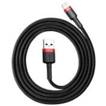 Baseus Cafule USB Lightning Cable 2.4A 1m Red+Blac